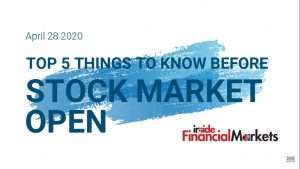 Top five things to know Before Market Open | Inside Financial Markets | 28-4-2020 | Sanie Khan