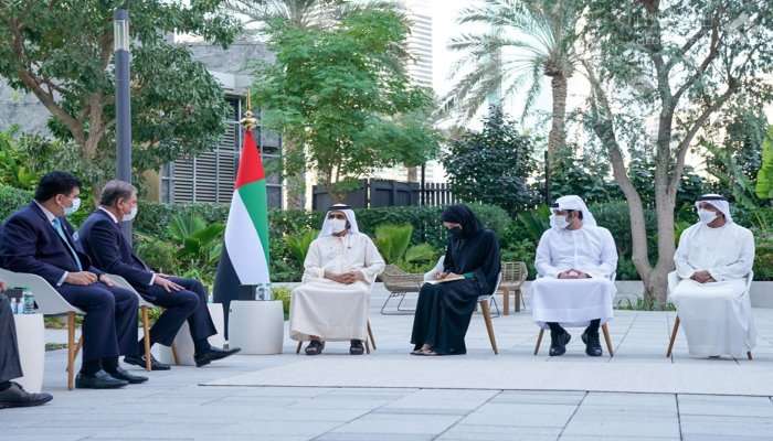 FM Qureshi calls on UAE PM in Dubai, exchanges views on issues of mutual interest