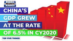 China’s GDP grew at the rate of 6.5% in CY2020 | Top 5 Things | 19 Jan '21 | Inside Financial Market