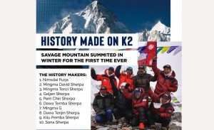 Pakistan felicitates Nepalese climbers on first winter K2 ascent - Inside Financial Markets