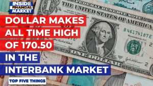 Dollar makes all time high of 170.50 in InterMarket | Top 5 Thing | 16 Sep | Inside Financial Market